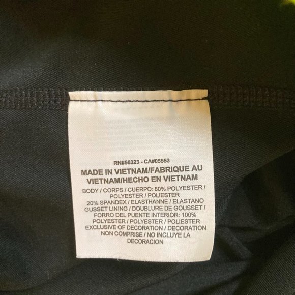 Nike Pro Compression Shorts Women's Size Large L Black Volt Yellow - Picture 9 of 9